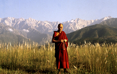 The Dalai Lama and the Himalayas