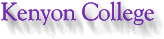 Kenyon College homepage