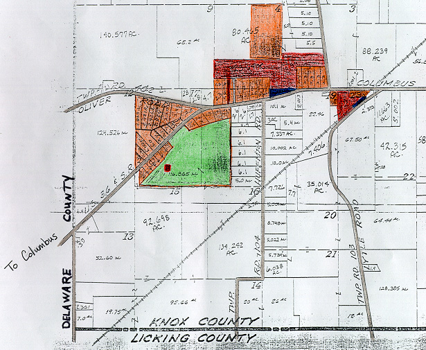 Hilliar Township Map - Zoomed in