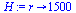 proc (r) options operator, arrow; 1500 end proc
