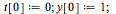 `:=`(t[0], 0); 1; `:=`(y[0], 1); 1