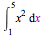 int(`*`(`^`(x, 2)), x = 1 .. 5)