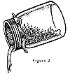 Draining sprout jar diagram