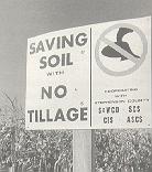 Saving soil with no tillage