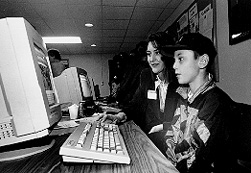 Child at the debut of first Family Farm Website
